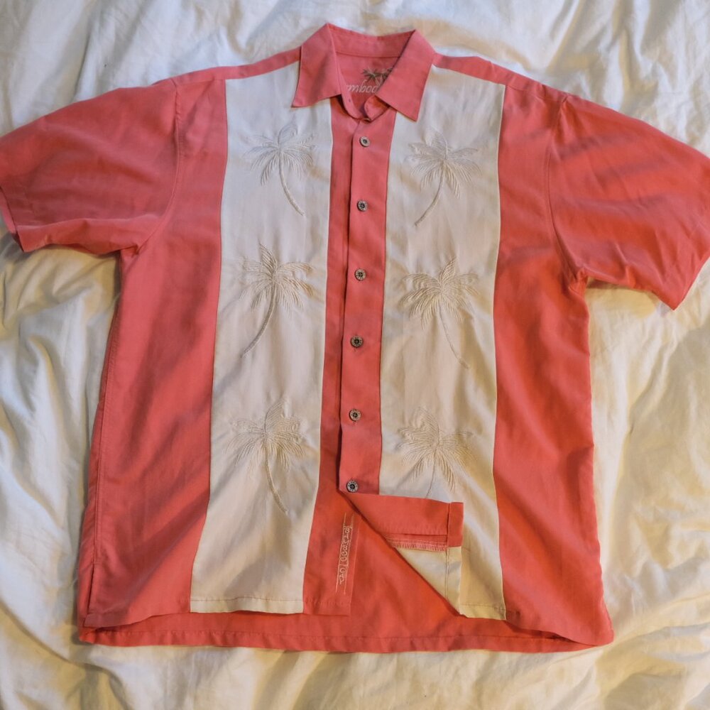 Paneled Pacific Palms Camp Shirt